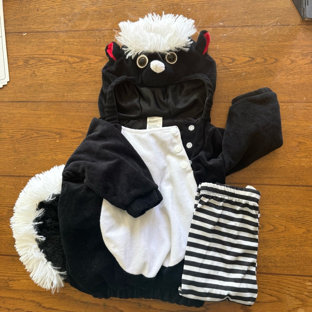 Adorable Skunk Costume for Kids